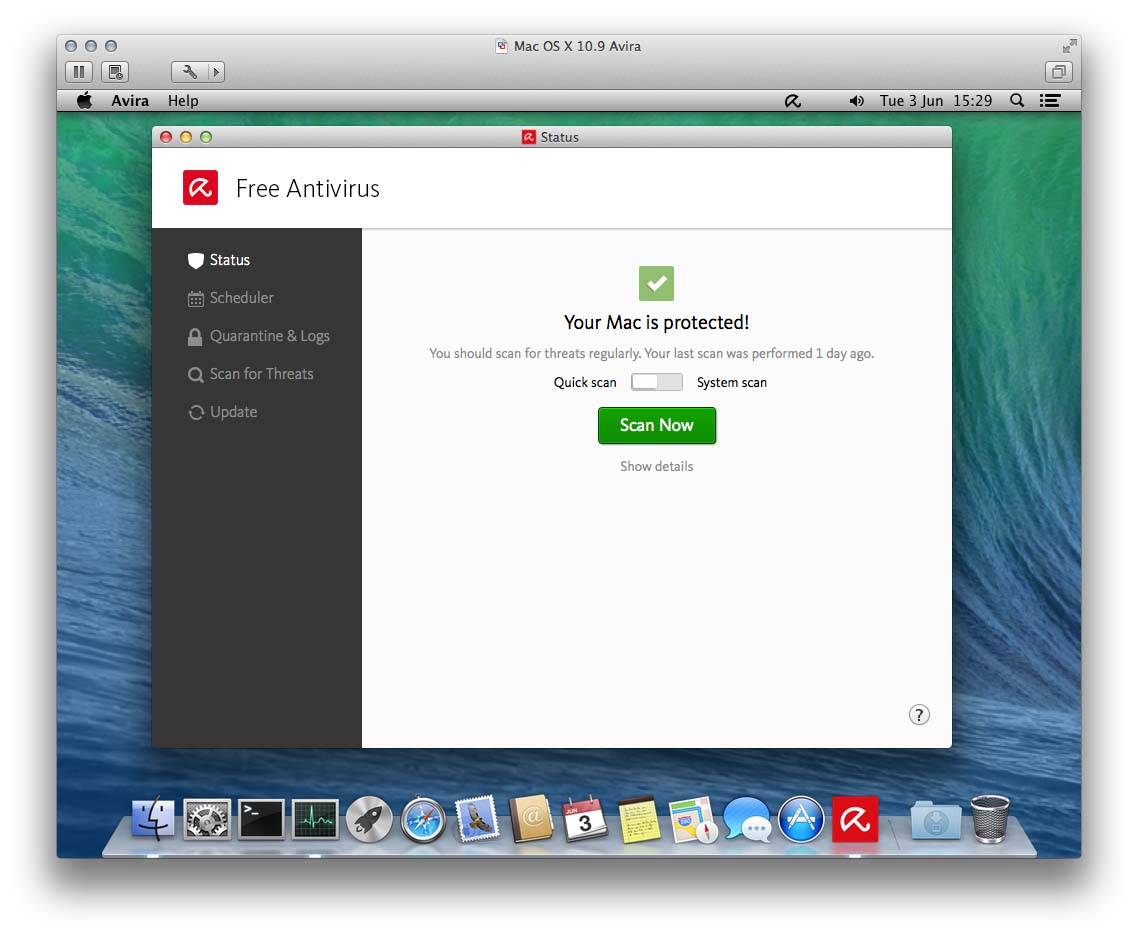 scan mac for viruses free